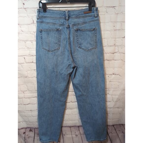 Pilcro and the Letterpress Anthropologie Pleated Wide leg Jeans Size 29 Hi Waist - Picture 11 of 14